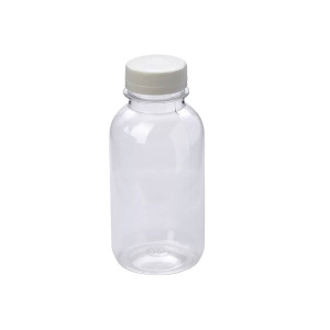 Бутылка ПЭТ 0,1 л (б/цв.) с белой крышкой